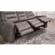 Lawmere Sydney Brunette 86" Zero Gravity Triple Power Reclining Sofa with USB Charging