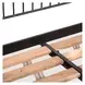 Monet Black King Metal Bed