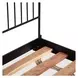 Monet Black King Metal Bed