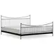 Monet Black King Metal Bed