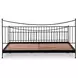 Monet Black King Metal Bed