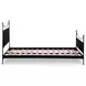 Monet Black King Metal Bed