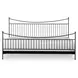 Monet Black King Metal Bed