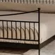 Monet Black Queen Metal Bed
