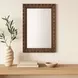 Holland Brown Rectangular Large Wall Mirror