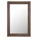 Holland Brown Rectangular Large Wall Mirror