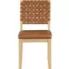Reid Sand Vegan Leather Upholstered Side Chair Set of 2