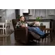 Classic Buffalo Performance Fabric Glider Recliner