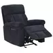 Classic Nocturne Performance Fabric Power Gliding Recliner with Power Lumbar and USB Charging