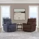 Classic Nocturne Performance Fabric Power Gliding Recliner with Power Lumbar and USB Charging