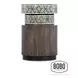 Commerce And Market Dark Brown Black And White Vector Round Side Table