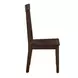 Auburn Dark Brown Slat Back Side Chair Set of 2