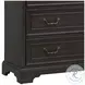 Hickory Creek Brown Velvet 6 Drawer Chest