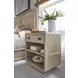 Sunset Cove Sanibel Brown 1 Drawer Open Nightstand with USB Charging