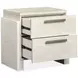 Lorelei Misty Cloud 2 Drawer Nightstand with USB Charging
