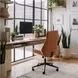 Flex White High Back Adjustable Office Chair