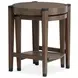 Kaysen Wallaby and Matte Black Round Nesting End Table