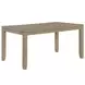 Yorktown Sand 60" Rectangular Dining Table with 6 Side Chairs