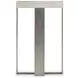 Tempo Larza and Satin Nickel Square Accent Table