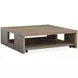 Conway Spiced Brown Square Cocktail Table
