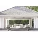 Kai White Outdoor Round Cocktail Table
