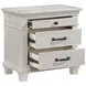 Silver Sands Gray 3 Drawer Nightstand