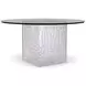 Arctic Clear Round Dining Table