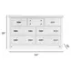 Harborwick White Dove 7 Drawer Dresser