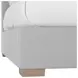 Grant Aluminum Performance Fabric King Upholstered Pillow Back Shelter Bed