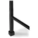 River Botticino and Black Rectangular Marble Top Coffee Table