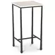 River Botticino and Black Rectangular Marble Top Occasional Table Set