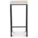 River Botticino and Black Rectangular Marble Top Occasional Table Set