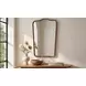 Keyes Brass Free Form Wall Mirror