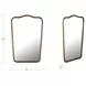 Keyes Brass Free Form Wall Mirror