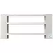 Stratum Mist 67" Console Table with 2 Shelves