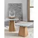 Mercantile Natural Oak And Quartz Stone Top Hudson Low Nesting Table