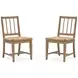 Fernholt Brown Upholstered Side Chair Set of 2