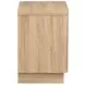 Brentwood Heights Provincial Brown 2 Drawer Nightstand with USB Charging