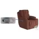 Challenger Berber Henna Power Headrest Wall Hugger Big Mans Recliner