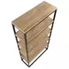 Magnolia Black Bookcase