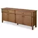 Caroline Warm Brown 4 Door Sideboard