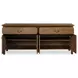 Caroline Warm Brown 4 Door Sideboard