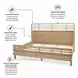 Cypress Sandstone King Panel Bed