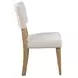 Colvin Brown and White Side Chair