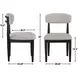Magnolia Gray Upholstered Side Chair Set of 2