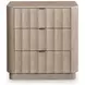 Loggia Aria 3 Drawer 21" Nightstand with USB Charging