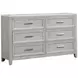 Fiona Mist Gray Upholstered Storage Panel Bedroom Set