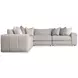 Vista Beige 5 Piece Sectional
