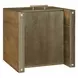 Garland Brown Square End Table