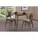 Oscar Dark Gray Upholstered Dining Chair Set of 2